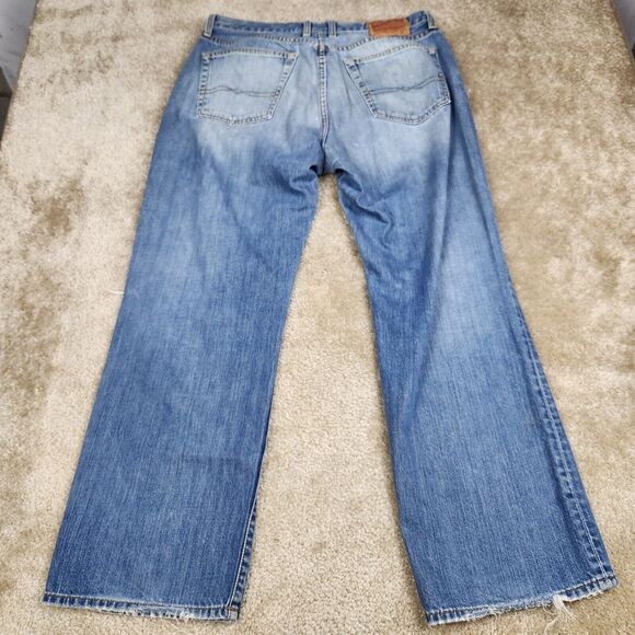 VTG Lucky Brand Dungarees Mens Jeans Size 34 X 29 Boot Leg Cut Made in USA A107 - Picture 8 of 15